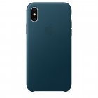 Реплика iPhone X Leather Case Cosmos Blue (MQTH2FE/A)
