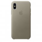Реплика iPhone X Leather Case Taupe (MQT92FE/A)