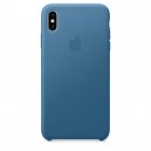 Реплика Apple Leather Case For iPhone XS Max Cape Cod Blue