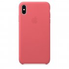 Репліка Apple Leather Case For iPhone XS Max Peony Pink