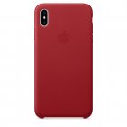 Репліка Apple Leather Case For iPhone XS Max Red