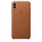 Реплика Apple Leather Case For iPhone XS Max Saddle Brown