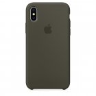 Реплика Apple Silicone Case For iPhone X Dark Olive