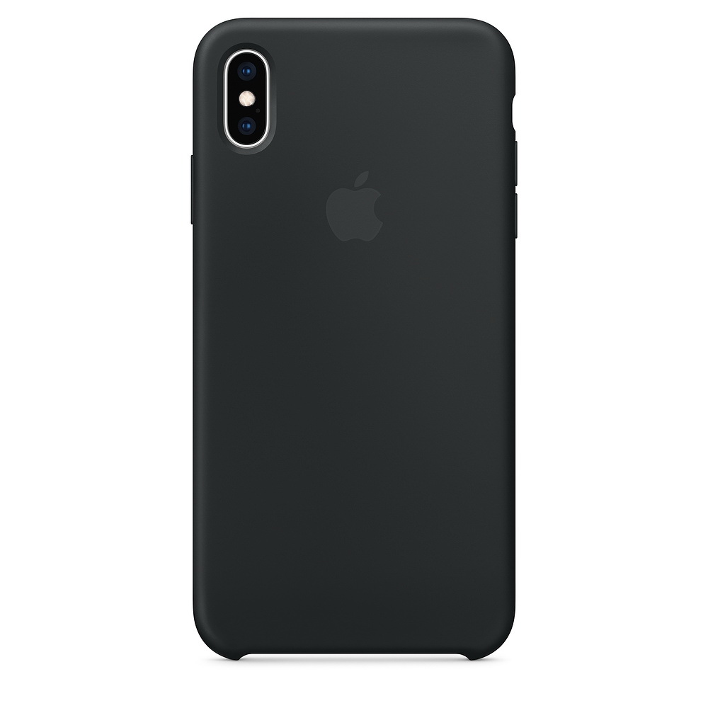 Репліка Apple Silicone Case For iPhone XS Max Black