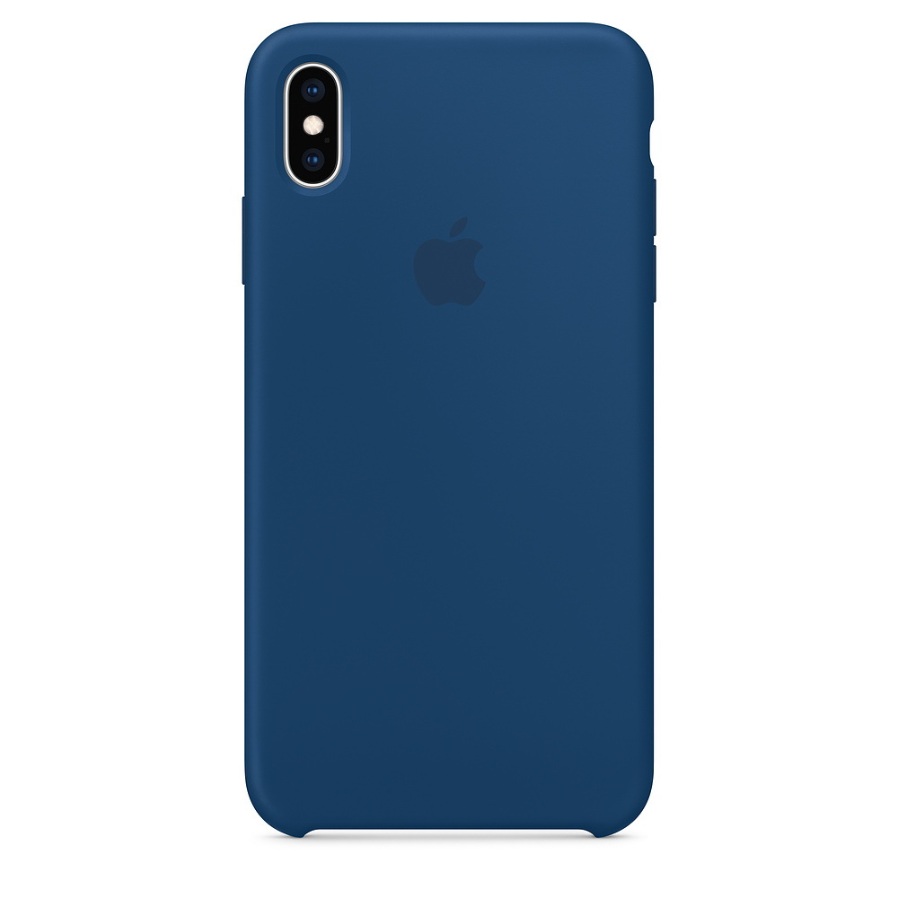 Реплика Apple Silicone Case For iPhone XS Max Blue Horizon