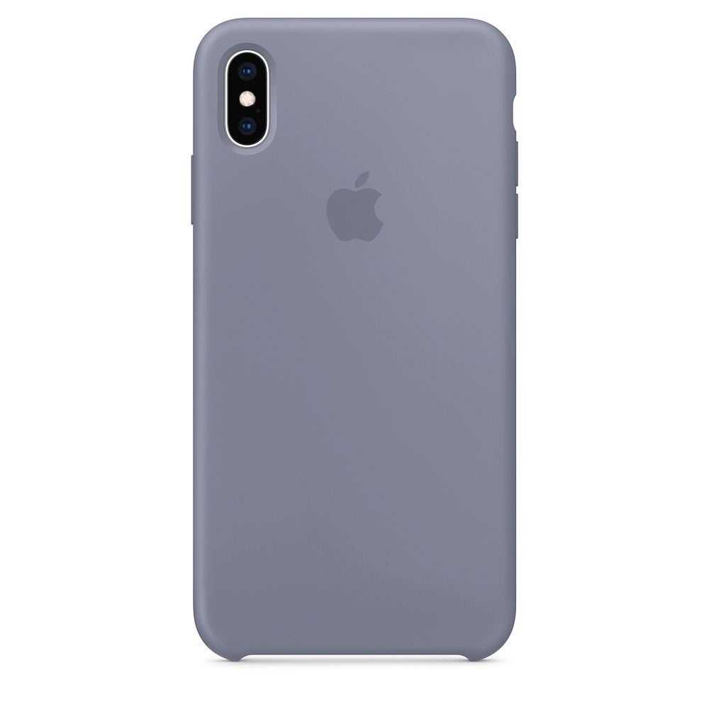 Реплика Apple Silicone Case For iPhone X Lavender Gray
