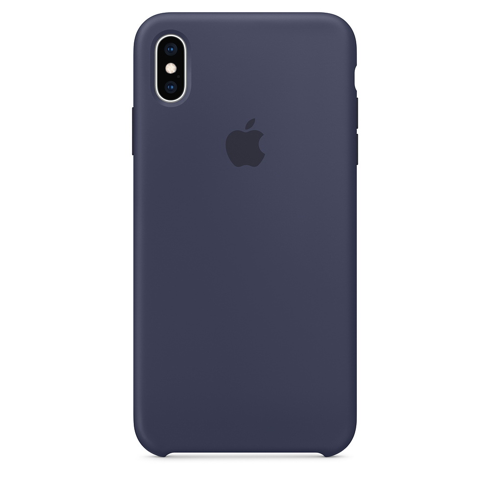 Репліка Apple Silicone Case For iPhone XS Max Midnight Blue