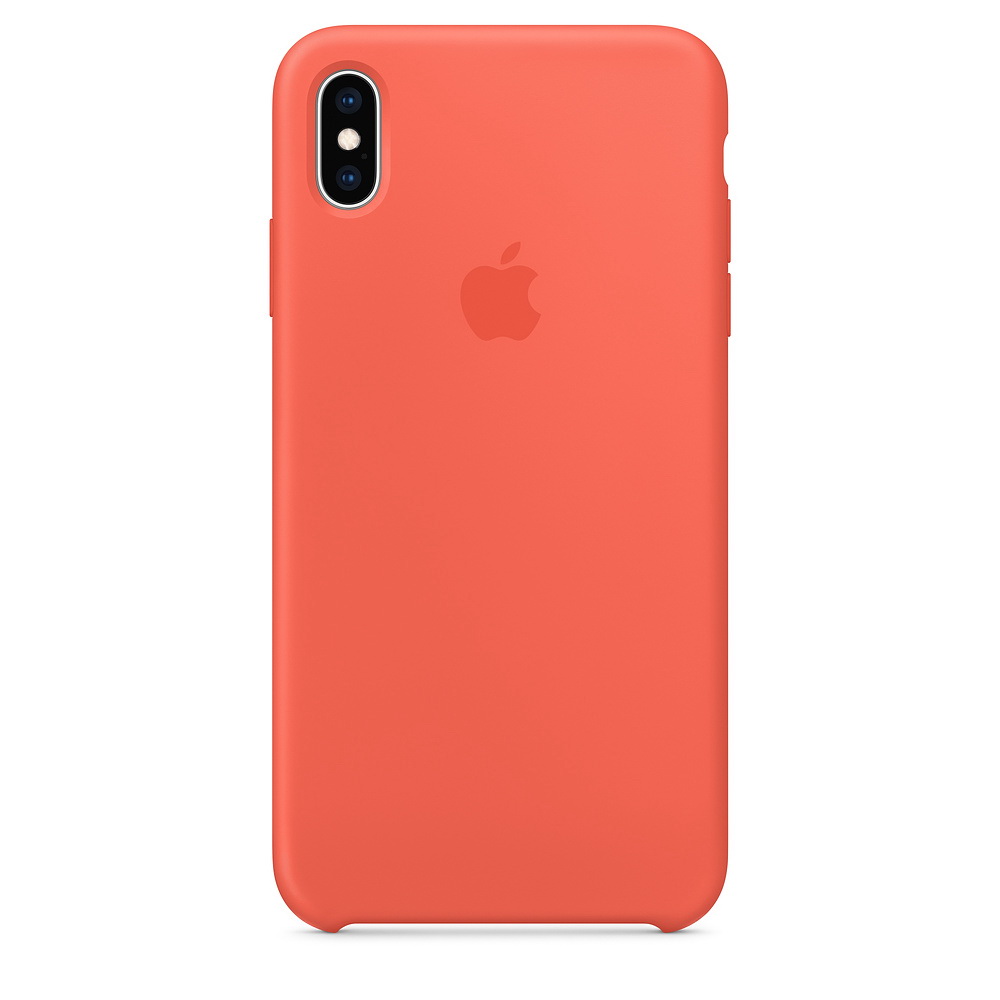 Реплика Apple Silicone Case For iPhone XS Max Nectarine