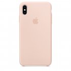 Репліка Apple Silicone Case For iPhone XS Max Pink Sand