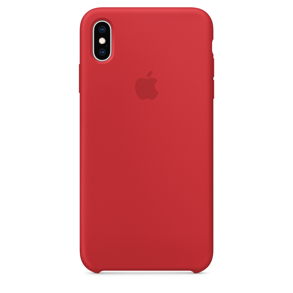 Репліка Apple Silicone Case For iPhone XS Max Red