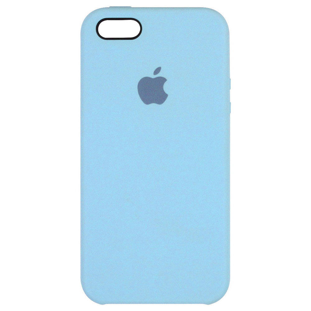 Реплика Apple Silicone Case For iPhone SE Light Blue