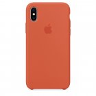 Репліка Apple Silicone Case For iPhone X Spicy Orange (MMQN2FE/A)