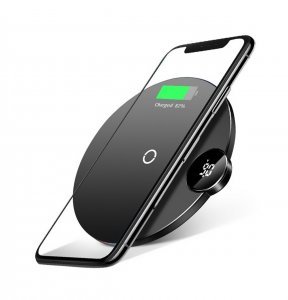 Baseus Digital LED Display Wireless Charger Black (WXSX-01)