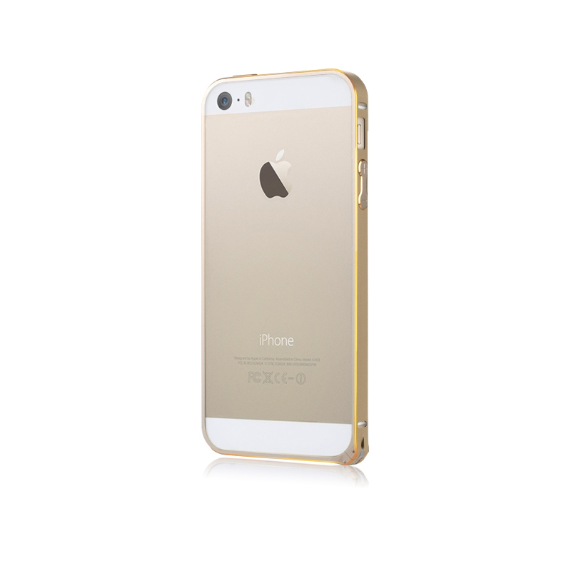 Baseus Golden Light Aluminium Bumper for iPhone 5/5S Gold