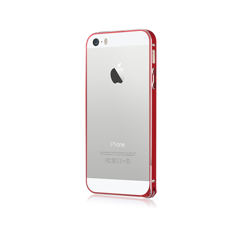 BASEUS Golden Light Aluminium Bumper for iPhone 5/5S Red