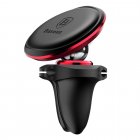 Baseus Magnetic Air Vent Car Mount Holder with Cable Clip Red (SUGX-A09)
