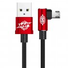 Baseus MVP Elbow Type Cable USB For Micro 1.5A 2M Red (CAMMVP-B09)
