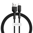 Baseus Silica Gel cable USB For iPhone 1m Black (CALGJ-01)