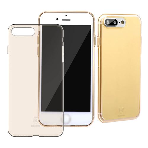 Baseus Simple Series Case (Clear) For iPhone 7 Plus Transparent Gold
