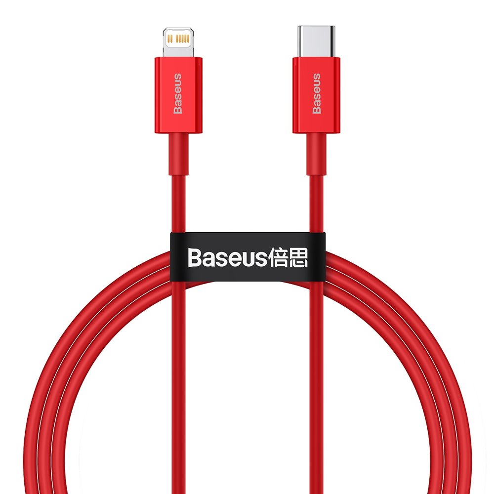 Baseus Superior Series Fast Charging Data Cable Type-C to Lightning PD 20W 1m Red (CATLYS-A09)