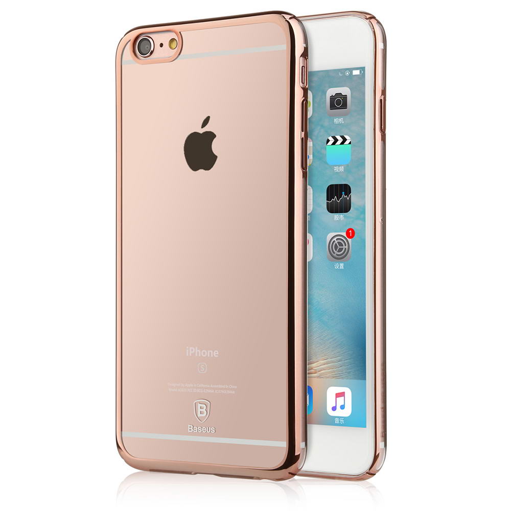 Baseus Glitter Case For iPhone 6/6S Rose Gold