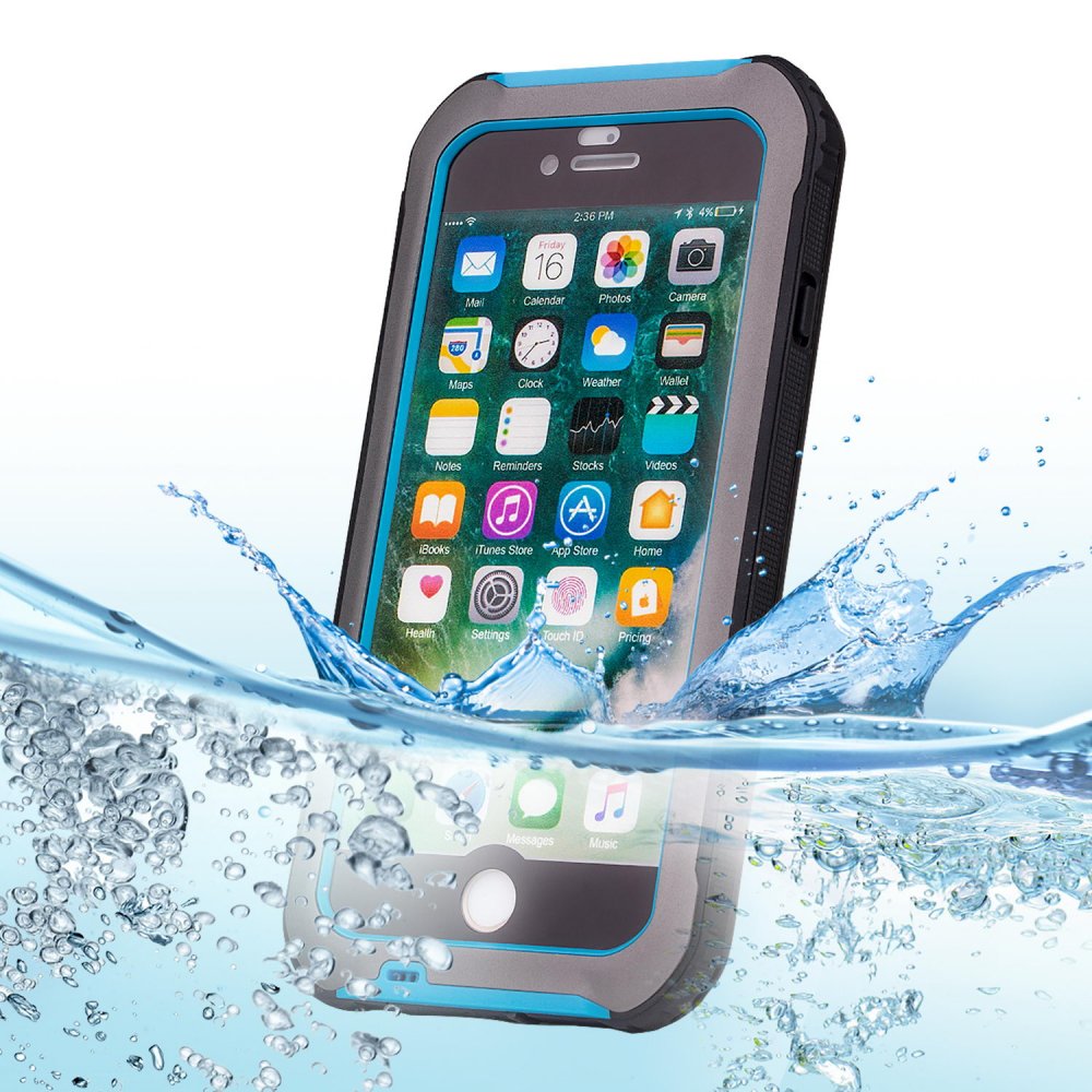 Bolish Waterproof Case for iPhone 8/7/SE 2020 Blue (G747)
