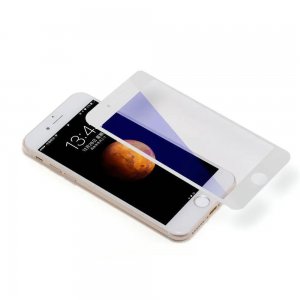 COTEetCI 3D Nano Full screen glass 0.15mm for iPHone 7 Plus White Blue-ray