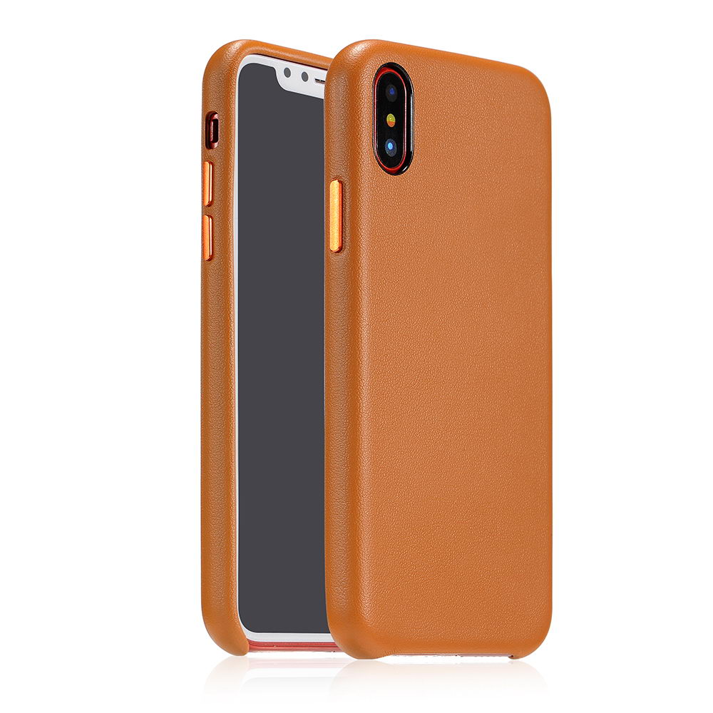 COTEetCI Elegant PU Leather Case For iPhone X/XS Brown (CS8011-BR)