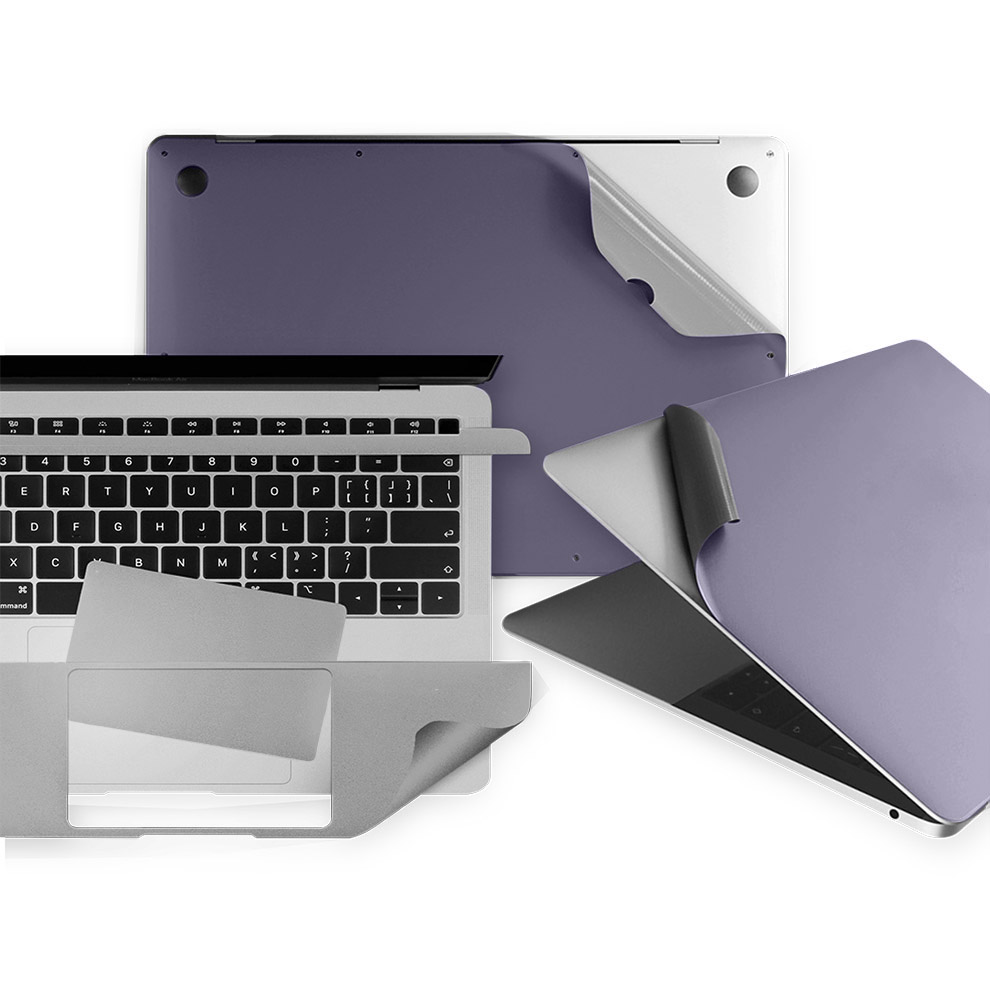 COTEetCI Fuselage Film Set Violet Grey for MacBook Pro 13" A2251/A2289/A2338 2020 (MB1096-GY)