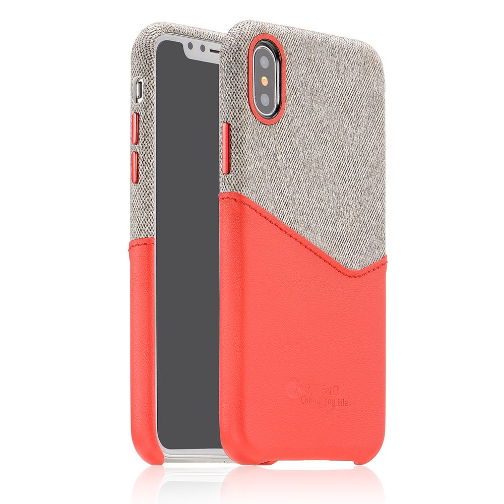COTEetCI Max-Up Liquid Silicon Case for iPhone X/XS Red (CS8015-RD)