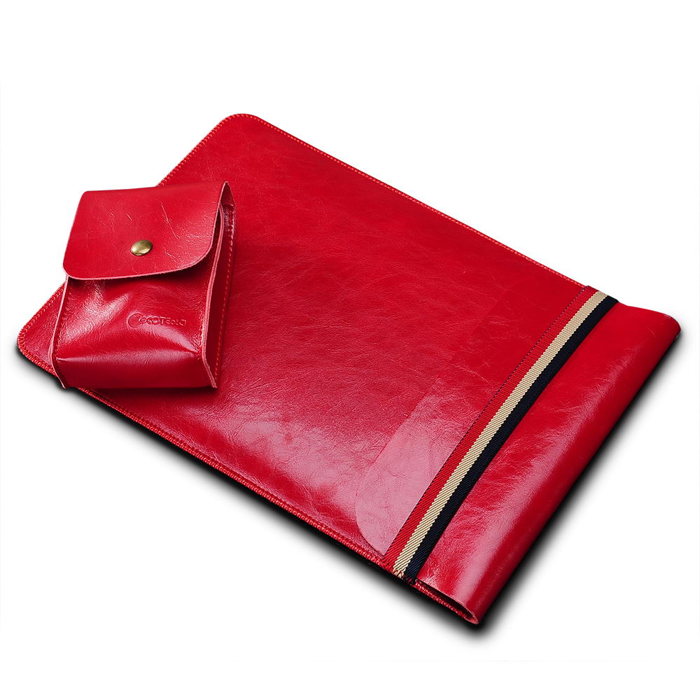 COTEetCI Leather Sleeve Bag 11" Red (CS5127-RD)