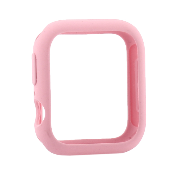 Coteetci Liquid Silicone Case For Apple Watch 4/5/6/SE 44mm Pink (CS7068-LP)