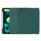 COTEetCI Liquid Silicone Pen Slot Case For iPad Pro 12.9" 2020 Dark Green (61011-DG)
