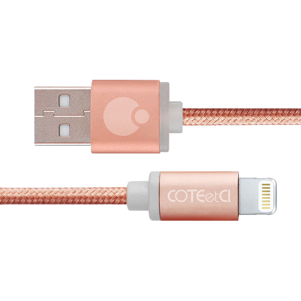 COTEetCI M30i Lightning Cable 1.2m Rose Gold (CS2127-1.2M-MRG)