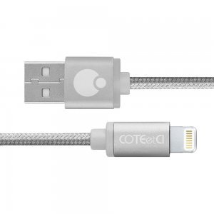 COTEetCI M30i Lightning Cable 0.2m Silver (CS2127-0.2M-TS)