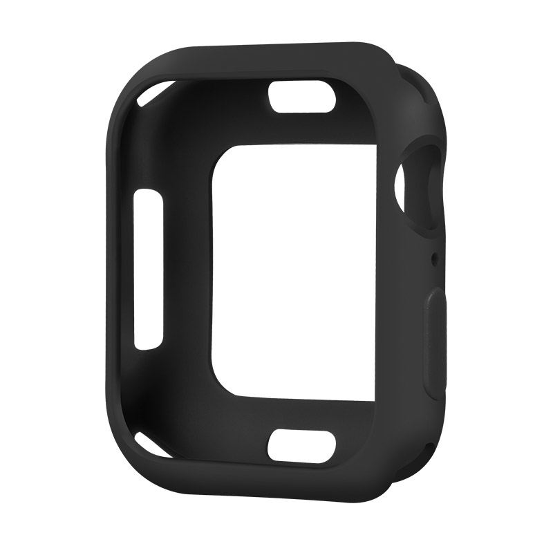 Coteetci TPU Case For Apple Watch 4/5/6/SE 40mm Black (CS7049-BK)