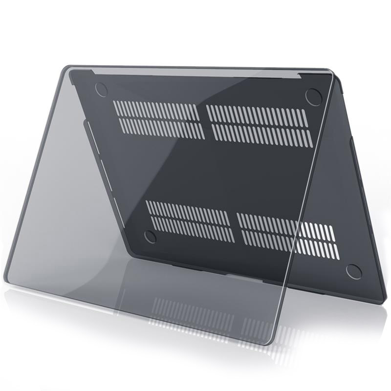 COTEetCI Universal Crystal Case for Macbook Air 13" (2018-2019) Transparent Black (MB1022-TB)