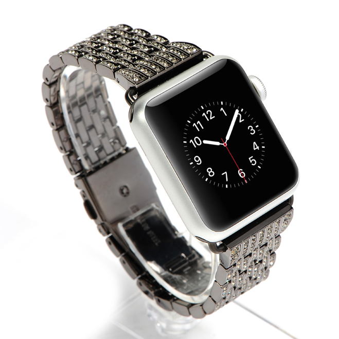COTEetCI W4 Magnificent Watchband For Apple Watch 42/44/45/49mm Black (CS2088-BK)