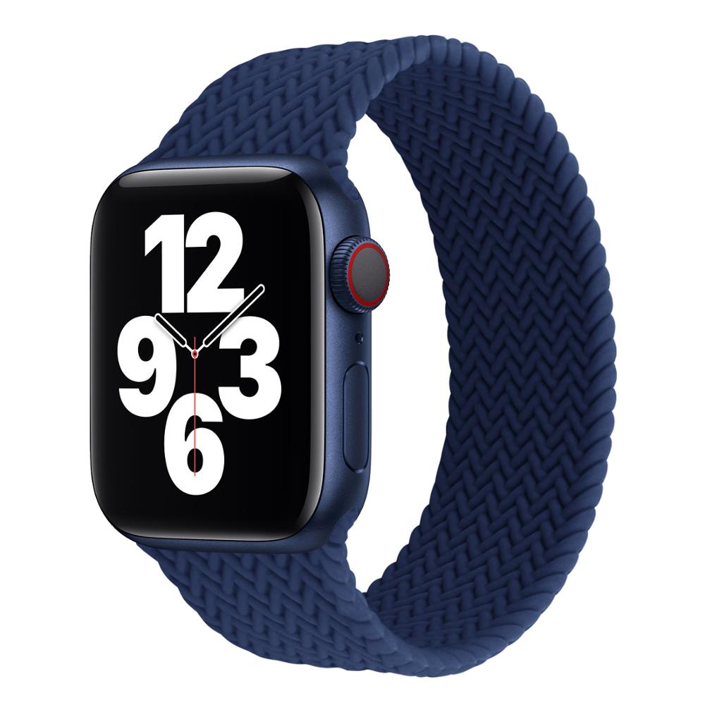 COTEetCI W59 Braided Loop for Apple Watch 42/44/45/49mm Atlantic Blue (WH5303-AB-160)
