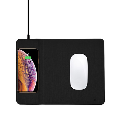 COTEetCI Wireless Charger And Mouse Pad Black (CS5186-BK)