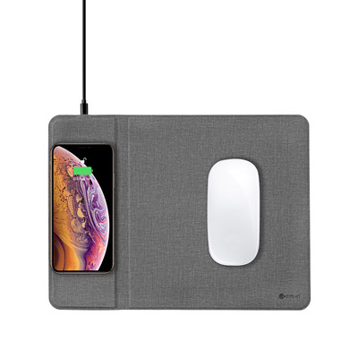 COTEetCI Wireless Charger And Mouse Pad Grey (CS5186-GY)