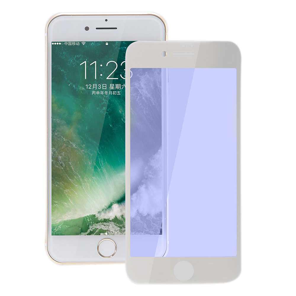 COTEetCI 3D Nano Full screen glass 0.15mm for iPhone 7 White Blue-ray (GS7100-WH-BL)