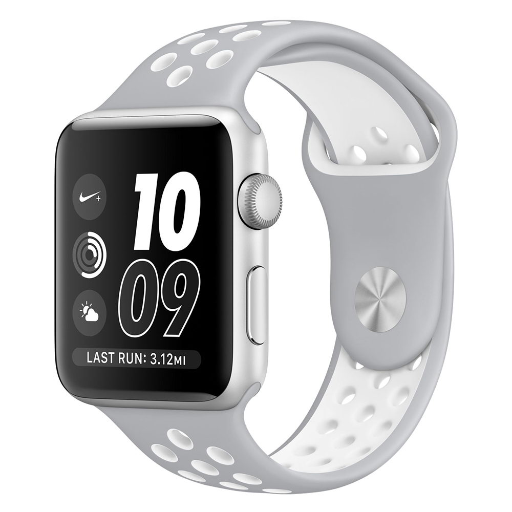 COTEetCI W12 Apple Watch Nike band 38/40/41mm Grey/White (WH5216-TS-WH)