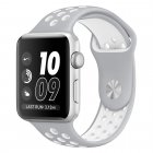 COTEetCI W12 Apple Watch Nike band 42/44/45mm Grey/White (WH5217-TS-WH)