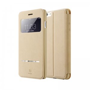 Baseus Terse Leather Case Beige for iPhone 6 Plus 5.5"
