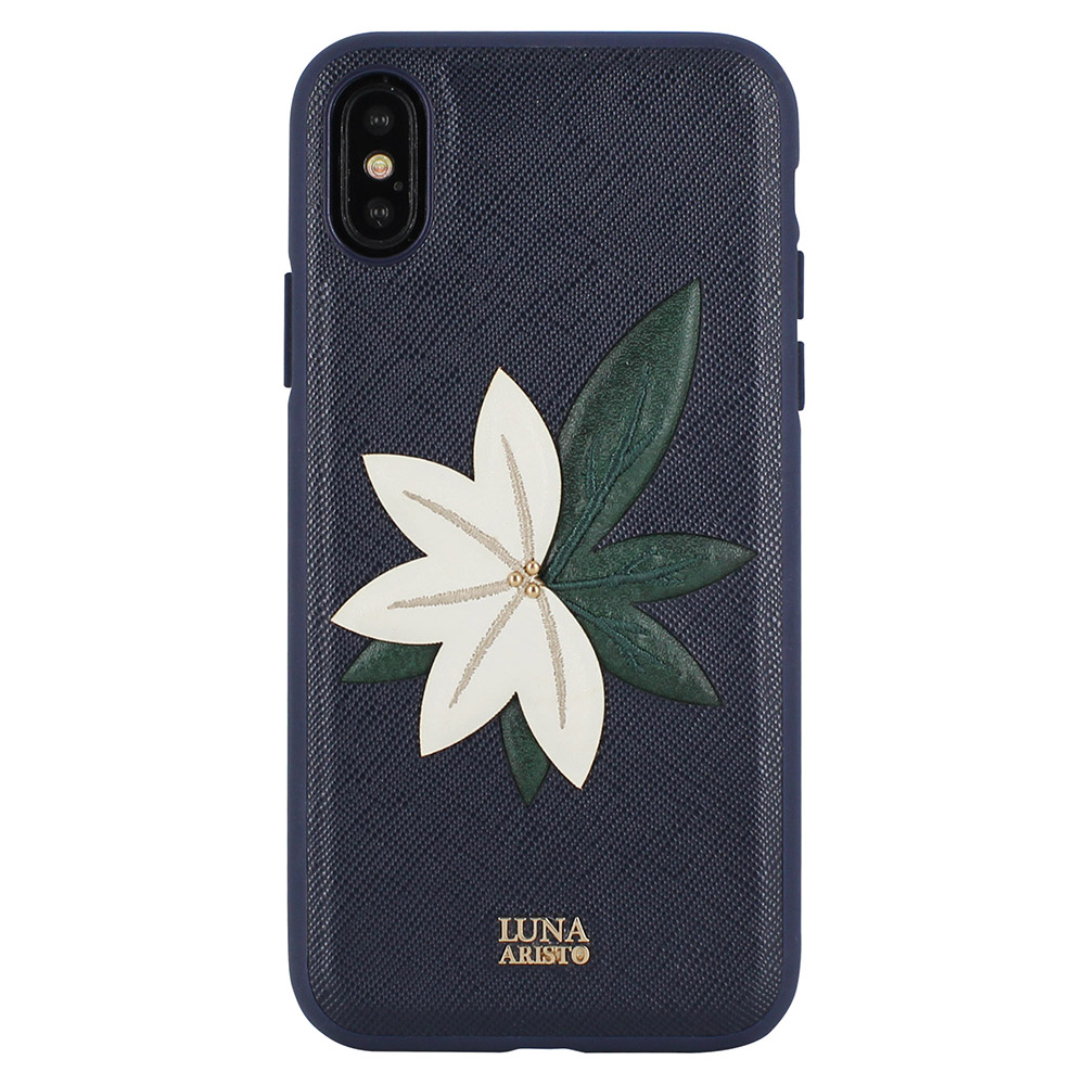 Luna Aristo Phyllis Case Navy For iPhone X/XS (LA-IPXSPPHY-NVY)