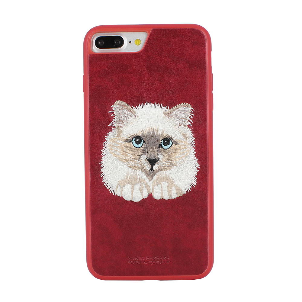 Polo Savanna Persian Paw Cat For iPhone 7/8 Plus Red (SB-IP7SPSAV-CAT-1)
