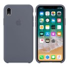Репліка Apple Silicone Case For iPhone XR Lavender Gray
