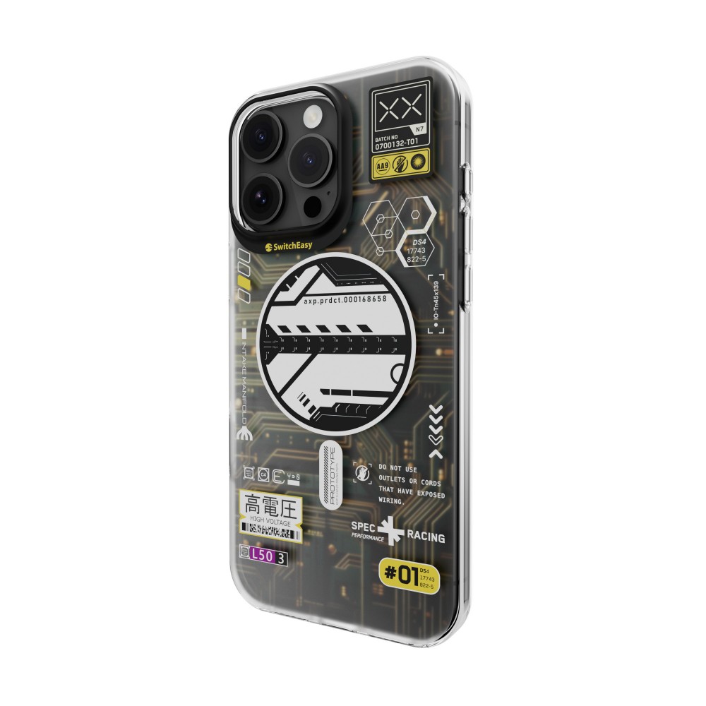 Switcheasy Artist M 3D Patterned Shockproof Case for iPhone 16 Pro Max Cyber (SPH67P020CY24)