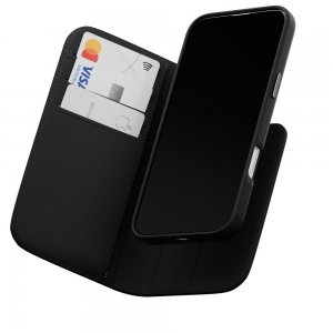 Switcheasy Card Folio M Leather Flip with Stand Black for iPhone 16 Pro Max (MPH67P263BK24) Switcheasy Card Folio M Leather Flip with Stand Black for iPhone 16 Pro Max (MPH67P263BK24)